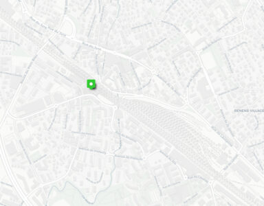 Emplacement du projet sur une carte