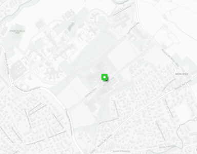 Emplacement du projet sur une carte